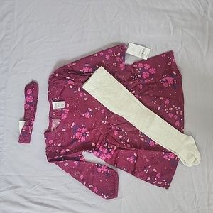 Carters 18 months 3 piece outfit for girl